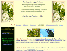 Tablet Screenshot of laurier-des-freres.com